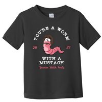 Worm With A Mustache James Tom Ariana Reality Toddler T-Shirt