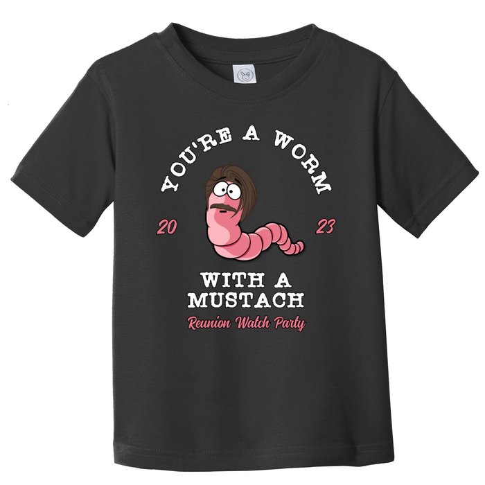 Worm With A Mustache James Tom Ariana Reality Toddler T-Shirt