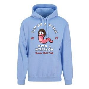 Worm With A Mustache James Tom Ariana Reality Unisex Surf Hoodie