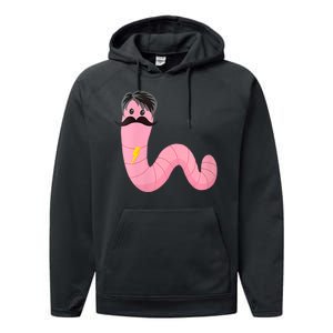 Worm With A Mustache James Tom Ariana Reality Performance Fleece Hoodie