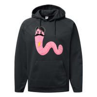 Worm With A Mustache James Tom Ariana Reality Performance Fleece Hoodie