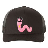 Worm With A Mustache James Tom Ariana Reality Yupoong Adult 5-Panel Trucker Hat