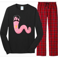 Worm With A Mustache James Tom Ariana Reality Long Sleeve Pajama Set