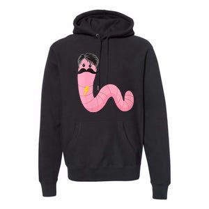 Worm With A Mustache James Tom Ariana Reality Premium Hoodie