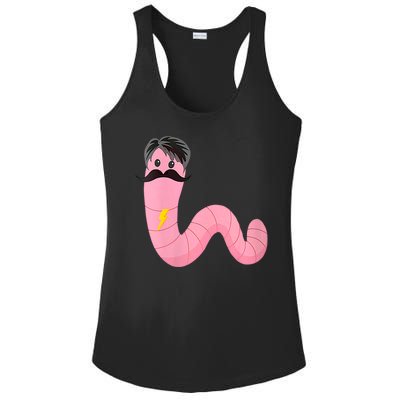 Worm With A Mustache James Tom Ariana Reality Ladies PosiCharge Competitor Racerback Tank