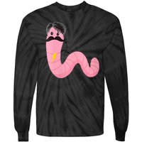 Worm With A Mustache James Tom Ariana Reality Tie-Dye Long Sleeve Shirt