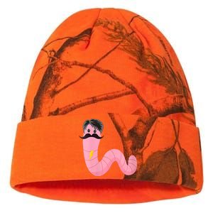 Worm With A Mustache James Tom Ariana Reality Kati Licensed 12" Camo Beanie