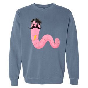 Worm With A Mustache James Tom Ariana Reality Garment-Dyed Sweatshirt