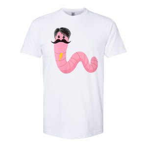 Worm With A Mustache James Tom Ariana Reality Softstyle CVC T-Shirt