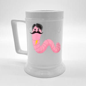 Worm With A Mustache James Tom Ariana Reality Beer Stein