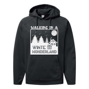 Winter Wonderland Adventure Performance Fleece Hoodie