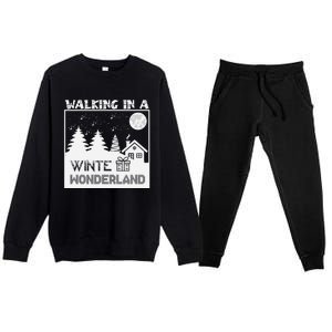 Winter Wonderland Adventure Premium Crewneck Sweatsuit Set