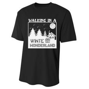 Winter Wonderland Adventure Performance Sprint T-Shirt