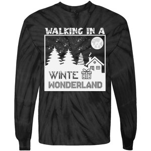 Winter Wonderland Adventure Tie-Dye Long Sleeve Shirt