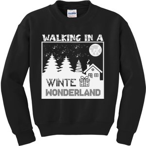 Winter Wonderland Adventure Kids Sweatshirt