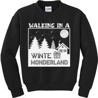 Winter Wonderland Adventure Kids Sweatshirt