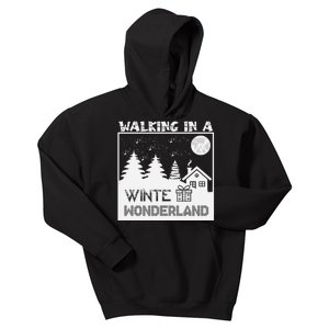 Winter Wonderland Adventure Kids Hoodie