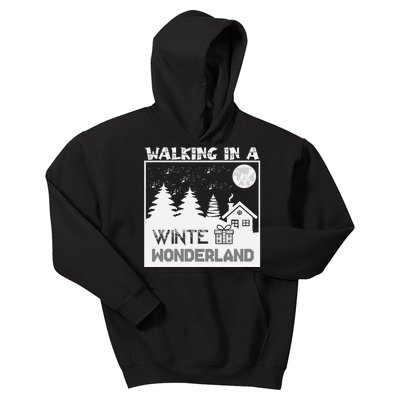 Winter Wonderland Adventure Kids Hoodie