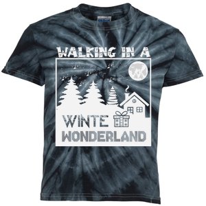 Winter Wonderland Adventure Kids Tie-Dye T-Shirt