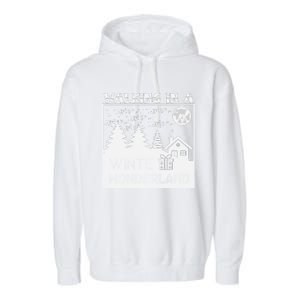 Winter Wonderland Adventure Garment-Dyed Fleece Hoodie