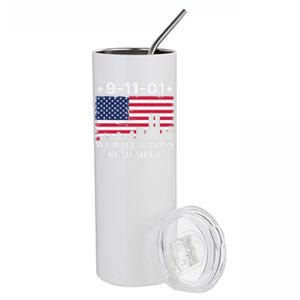 We Will Always Remember/never Forget 911 Great Gift Stainless Steel Tumbler