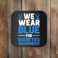 we wear bleu for DT1 awareness and support Coaster