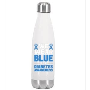 we wear bleu for DT1 awareness and support Stainless Steel Insulated Water Bottle