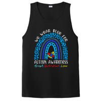 We Wear Blue For Autism Awareness Month PosiCharge Competitor Tank