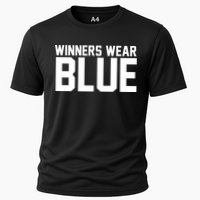 Winners Wear Blue Game Competition Performance Shirt