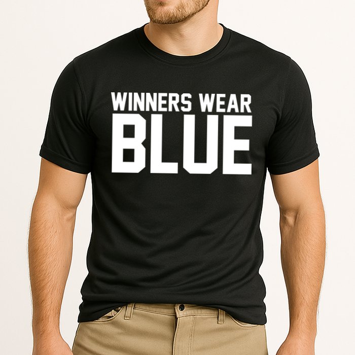 Winners Wear Blue Game Competition Performance Shirt