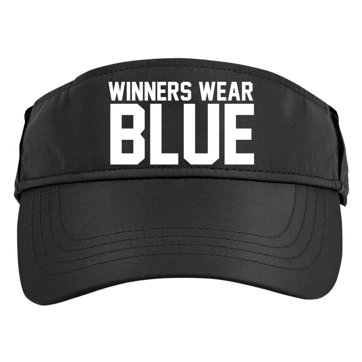 Winners Wear Blue Game Competition Adult Drive Performance Visor