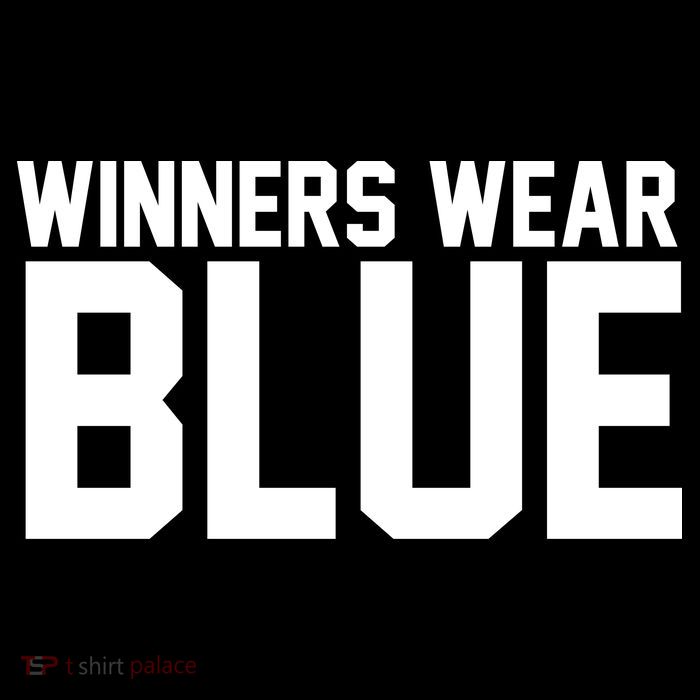 Winners Wear Blue Game Competition Flatbill Hat