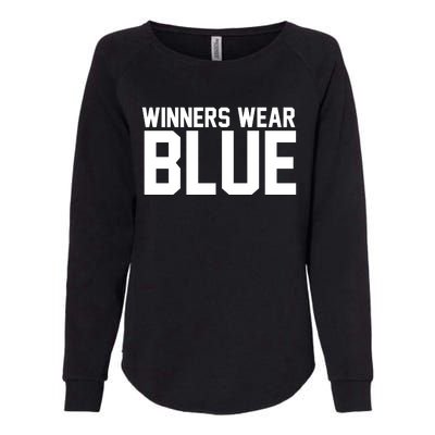 Winners Wear Blue Game Competition Womens California Wash Sweatshirt