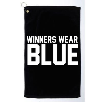 Winners Wear Blue Game Competition Golf Towel