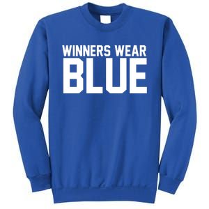 Winners Wear Blue Game Competition Sweatshirt