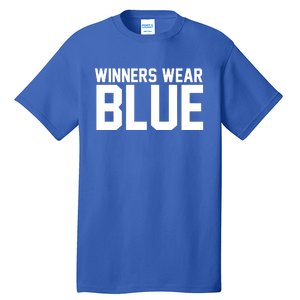 Winners Wear Blue Game Competition Tall T-Shirt