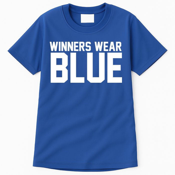 Winners Wear Blue Game Competition Tall T-Shirt