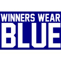 Winners Wear Blue Game Competition Bumper Sticker