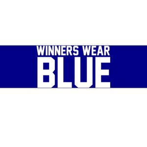 Winners Wear Blue Game Competition Bumper Sticker