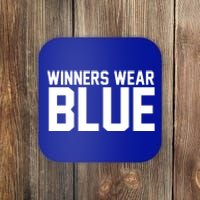 Winners Wear Blue Game Competition Coaster