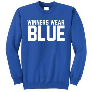 Winners Wear Blue Game Competition Tall Sweatshirt