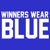 Winners Wear Blue Game Competition Baby Bodysuit