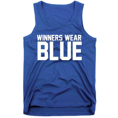 Winners Wear Blue Game Competition Tank Top