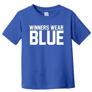 Winners Wear Blue Game Competition Toddler T-Shirt