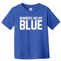 Winners Wear Blue Game Competition Toddler T-Shirt