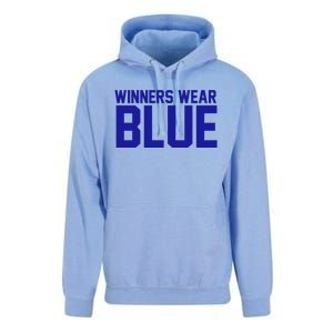 Winners Wear Blue Game Competition Unisex Surf Hoodie