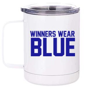 Winners Wear Blue Game Competition 12 oz Stainless Steel Tumbler Cup