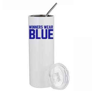 Winners Wear Blue Game Competition Stainless Steel Tumbler