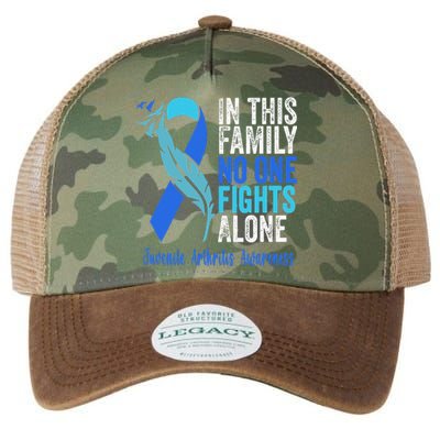 We Wear Blue Riboon For Juvenile Arthritis Awareness Month. Legacy Tie Dye Trucker Hat