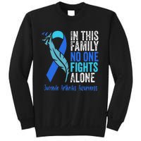 We Wear Blue Riboon For Juvenile Arthritis Awareness Month. Sweatshirt